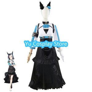 Yu-Cosplay Mejiro Ramonu Cosplay Costume Game Pretty Derby Cosplay Dress Halloween Party Suit Carnival Uniform Anime Clothing