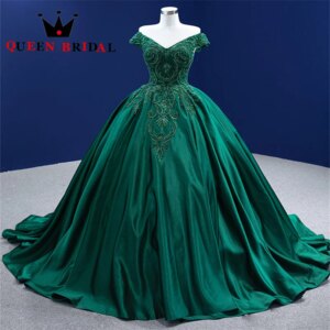 Elegant Satin Lace V Neck Evening Dress 2023 New Sleeveless Off The Shoulder Formal Party Gowns Robes De Soirée Custom ZX48