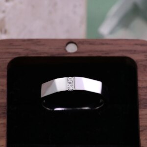 Provence custom platinum rings pt950 14K 18K Gold D VVS Lab grown diamond ring for women men’s Promise engagement wedding band