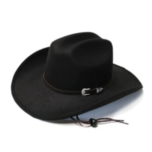 Big brim drama hard coffee hat with tweed outdoor cowboy top shade warm