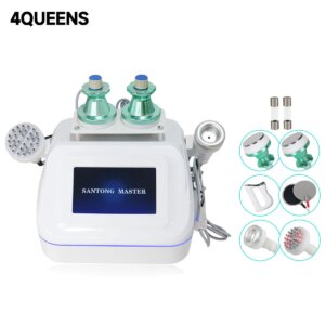 4QUEENS Microcurrent Shoulder Back Massager Dredge Joint Pain Relief EMS Body Massage With Heating Lymphatic Drainage Machine