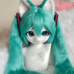 Fursuit Kigurumi Headsets Furry Cosplay Costumes Customized Furries Head Animal Comiket Rubbit Doll Cat Comiket Furries Doll