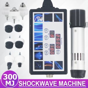 Shockwave Therapy Machine For Massage Relaxation Body Physiotherapy Effective ED Treatment Pain Relief 300MJ Shock Wave Massager