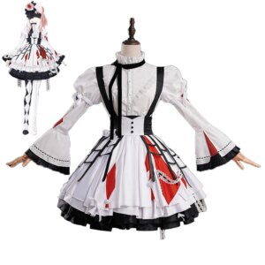 New!Project Sekai Cos Akiyama Mizuki Cosplay Box 5 activity Same strappy waist elegant skirt full suit A