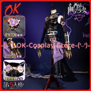 Game Identity V Cosplay Costume Mechanic Truth Underneath Farewell Ghost Girl Anime Roleplay Outfit Halloween Party Suit Women