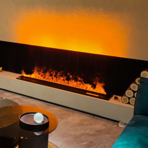 5 Years Warranty water steam atomized fake mist fire large indoor electric 3d fireplace atomizer