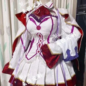 Anime Redo Of Healer Flare Arlgrande Jioral/Fureia Cosplay Costume Elegant Uniform Dress Party Role Play Clothing Custom-Make