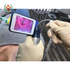 2025.4SY-P020N 6 Reusable Blades 3 Inch LCD Display ENT Video Laryngoscope