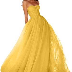 Sweetheart Ball Gown Prom Dress Dresses 2025 Tulle Long Women Formal Evening Gowns Lace up Back party dresses