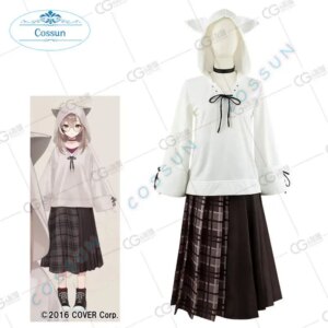 Vtuber Hololive Mumei Cosplay Costume Halloween Outfits Women Men Sweater Skirt Suit