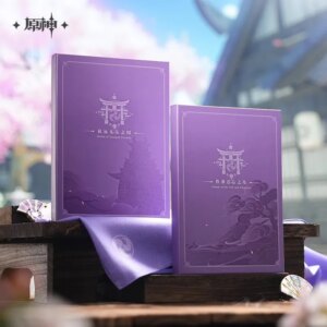 [Genuine] miHoYo Game Genshin Impact Raiden Shogun Cosplay CD Disk Music Gift Set Anime Cartoon Prom Accessories Halloween Gift