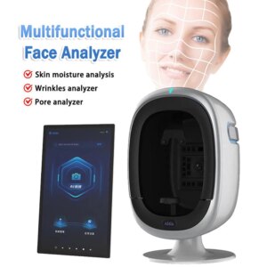 Professional 3D Face Beauty Analysis Tester Facial Skin Analyzer Machine accurately identify spots of inflammation SPA