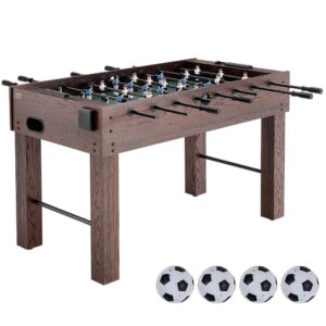 Foosball Table, 55 inch Standard Size Foosball Table, Indoor Full Size Foosball Table for home , Family, and Game Room, Soccer