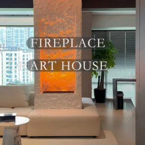 Smart 3D Water Vapor Fireplace Electric Fireplace TV Cabinet Insert Humidifier Living Room Decoration Fake Fire Mist Fireplace
