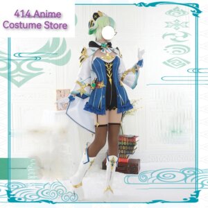 Genshin Impact Costumes Sucrose Cosplay Halloween Party Game Clothes wig For Women Girls Suit