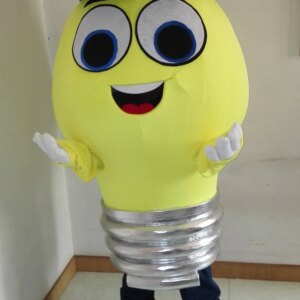 mascot light bulb mascot costume cartoon character cosplay wholesale carnival costume fancy dress mascotte costumes 40508