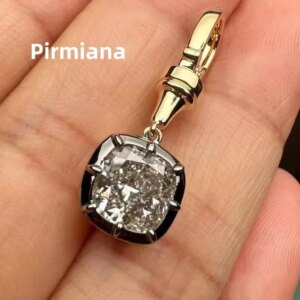 Pirmiana 18K White Gold 2.51ct Lab Grown Diamond Pendent Engagement for Women