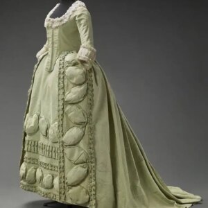 1760s-1770s Robe A La Francaise Rococo Queen Dress Historical Marie Antoinette Fantasy Handmade Dress Theater Costume