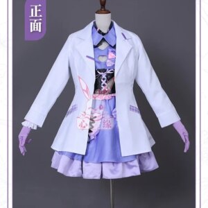 Nijisanji Virtual Idol Nurse Sukoya Kana Cosplay Costume Cos Game Anime Party Uniform Hallowen Play Role Clothes Clothing Dress