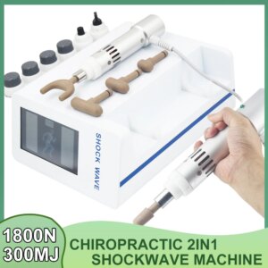 Shockwave Therapy Machine Effective Treatment Tendonitis Deep Tissue Massage for Muscle Soreness 300MJ Adjustable Energy