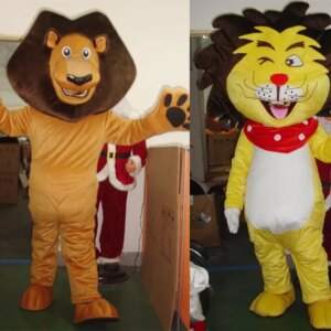 Lion King Mascot Costume Animal Custom Fancy Outfit Anime Cosplay Kits Mascotte Theme Fancy Dress Carnival Costume