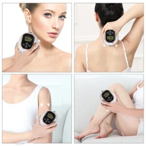 LCD Display Body massager Guasha Scraping  Electric Cupping massage  Vacuum Cans Suction Cup IR Heating Fat Burner Slimming