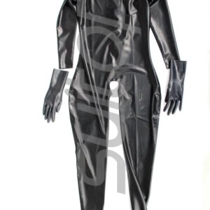 Women’s Sexy Latex Catsuits open bust and crotch holes with socks and gloves