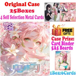 2025 Newest Case Wholesale Sweetheart Culture Demon Slayer Colored Paper Waifu Shinobu Playing Card CCG TCG Art Gift