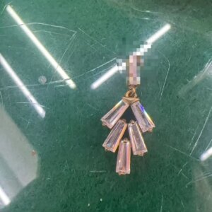 Zircon Charms Pendants for jewelry making 300pcs Fashion Dangle Flower Findings Crystal Zircon Embellishments for diy Accessory