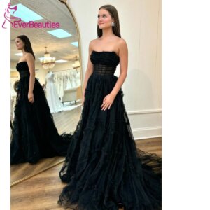 Sweetheart Tulle Prom Dresses Plus Size Party Gowns Ball Gown Formal Maxi Dress Long for Women A Line Vestidos De Gala