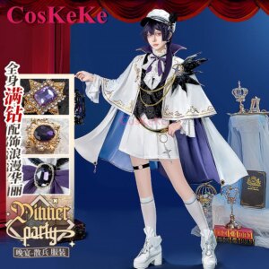 CosKeKe Scaramouche/Wanderer Cosplay Game Genshin Impact Costume Dinner Party Handsome Unifroms Halloween Role Play Clothing