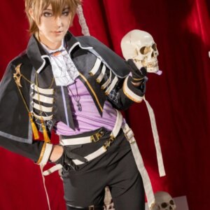 Vivi-Cos Anime Game Nu Carnival Garu fashionable Handsome simple playful Halloween Carnival Role CosPlay Costume Complete Set