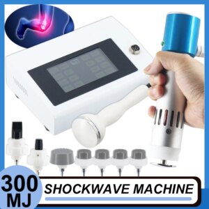 300MJ Shockwave Therapy Machine 2 in 1 Ultrasound Equipment Relieve Pain Fatigue Relax Relieve Knee Arthritis Pain Health Care