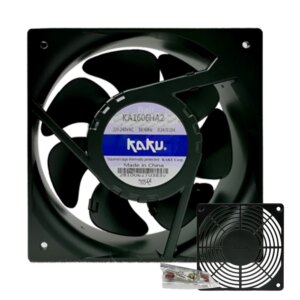 16cm High Air Volume  KA1606HA2 AC220V Temperature Resistant IP55 Waterproof 160 * 65mm