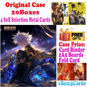 Lastest Wholesale Star Culture Jujutsu Kaisen Colored Paper Artboard Trading Palying Card Anime Gojo Nanami ACG TCG Gift