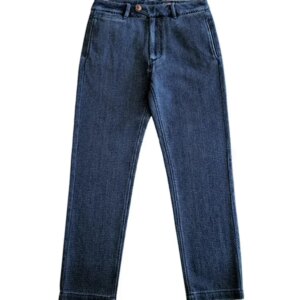 Amekaji Style Vintage Blue Pants Men’s Straight-Leg Casual Good Quality Trousers