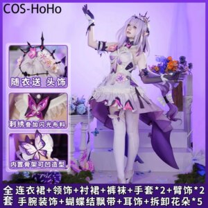 COS-HoHo Honkai: Star Rail Castorice Game Suit Gorgeous Sexy Dress Lovely Uniform Cosplay Costume Halloween Party Outfit Women
