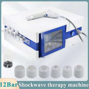 Pneumatics Shockwave Massager Body Muscle Massage For ED Treatment New 12Bar Professional Shock Wave Therapy Machine Pain Relief