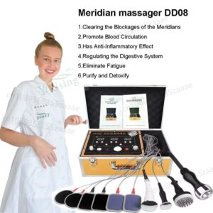 Russian/English 2025 Latest Chinese Meridian Massager Health Device DDS Physiotherapy Rehabilitation Equipment Remote Control