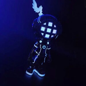 Sank Toys Sank The Child Little Sank Cyberpunk Resin Painted Collection Figurine Figure Model Statue