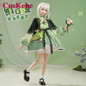 CosKeKe Nahida Cosplay Costume Hot Game Genshin Impact Gorgeous Sweet Everyday Casual Wear Halloween Party Role Play Clothing