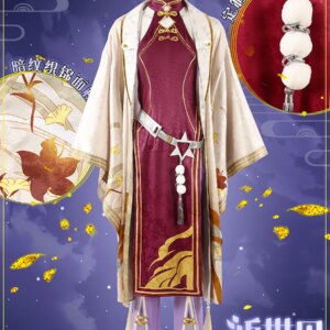 ViVi-Cos Anime Nu: Carnival Kuya YaoHua Banquet Game Suit Handsome Uniform Cosplay Costume Halloween Party Role Play Outfit