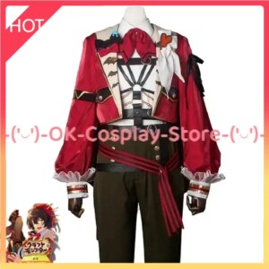 [Custom Made] Game Ensemble Stars Sakuma Ritsu Cosplay Costume Anime Clothing Party Suit Coat Shirt Pants Hat Halloween Uniform