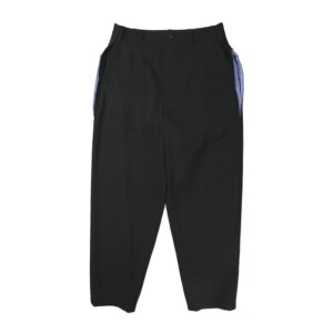 YOJI OOAK ZIP TROUSERS Original hand-painted casual low-grade wool trousers Barrons slacks