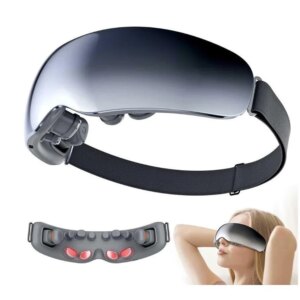 New Eye Massage Device Heating Vibration Eye Massage Instrument Acupressure Eye Massager With 12 Massage Heads Super Relax