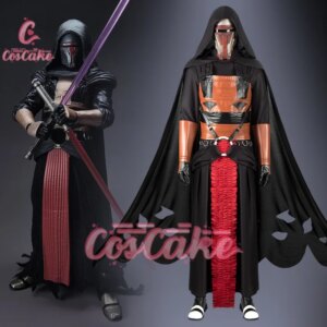 Darth Revan Cosplay Costume for Women Girls Men Adult Anime Outfit Halloween
