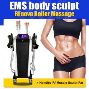 New 2 in 1 Roller Massage Lose Weight Therapy 40K Compressive Micro vibration Vacuum 5D Body slimming Machine