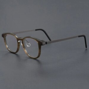 Retro Light Luxury Water Buffalo Horn Frame Men’s High-quality Handcrafted Square Optical Reading Women’s Prescription Glasses