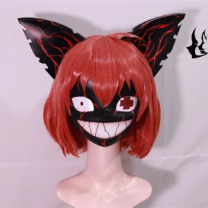 Kigurumi self-set Kigurumi mask full head with lock cosplay head shell props costume anime game