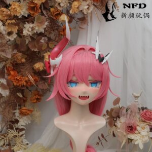 Kigurumi Rosalia Kigurumi mask Full Headband Lock Cosplay Headshell Props Costume Anime Game